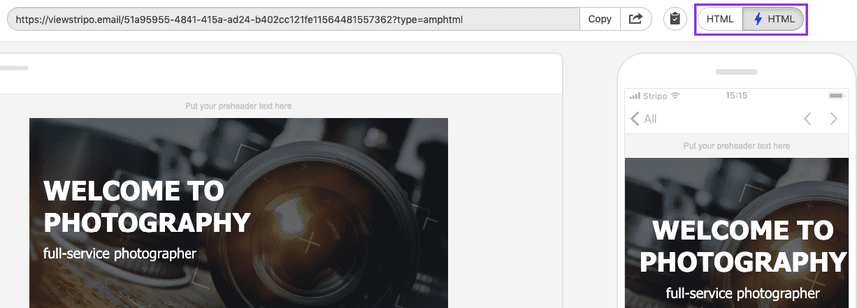 Preview Mode